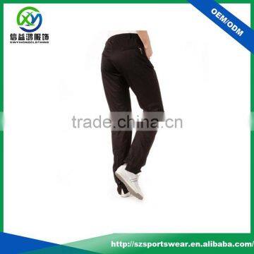 2016 Popular Design Black Color 100% Polyester Waterproof Adjustable Leg Golf Pants ,track Pant ,sports Trousers for Women photo-2