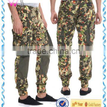 Men's Fashion Baggy Long Camo Pants Wholesale Boys Camo Long Pants
