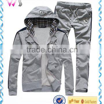 Long Sleeve Custom Design Jogging Suit Brushed Cotton Men Winter Jacket photo-4