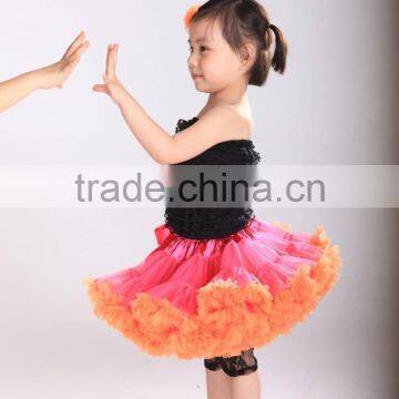 2016 Wholesale Boutique Spring Summer Fashion Casual Design Short Fluffy Chiffon Tutu Skirt for Baby Girls photo-4