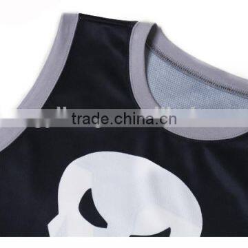 Fashion Mens Digital Printed Dri-fit Sport / Casual Knitting Wear T13354 photo-3