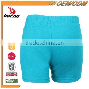 Custom Color Breathable Cotton Children Fitness Yoga Shorts for Girls photo-3