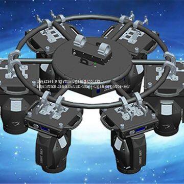 Auto revolving factory 1 channel mini rotating circle truss for stage light