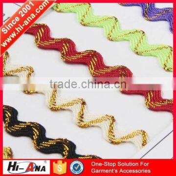 hi-ana trim3 Over 15 Years experience Good supplying Ric Rac Tape