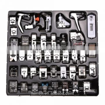 42 Pcs knitting needle Domestic Sewing Machine Braiding Blind Stitch Darning Presser Foot Feet Kit Set For Brother Singer Janom