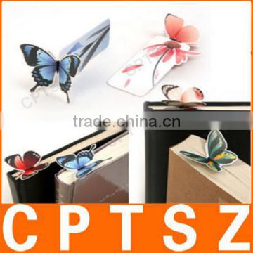 Hot selling Colorful butterfly bookmark in paper material for easy reading