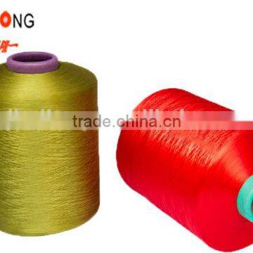 100 dope dyed polyester yarn for carpet