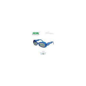 Poalrized Imax Kid 3D Glasses With Transparent Deep Blue Frame / 3D Film Glasses
