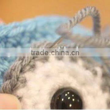 Hand Kntting Kit Crochet Animal Sets Crochet Owl Lovey Blanket Set photo-4