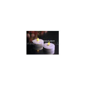 Flameless LED Frosted Resin Flickering White Votive Candles for Weddings / Birthday