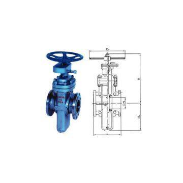 Dark polk flat panel gate valve