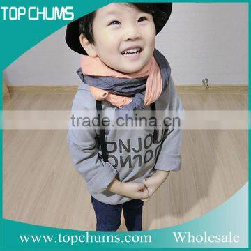 Wholesale High Quality Fashion Latest Children Neck Cotton Linen Scarf photo-6