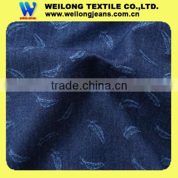 Q010-Y2 custom print cotton fabric wholesale denim fabric