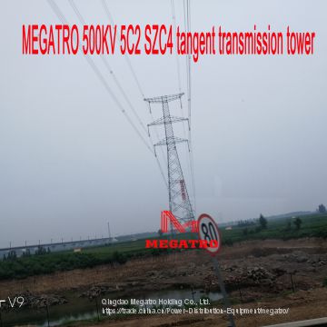 MEGATRO 500KV 5C2 SZC4 tangent transmission tower