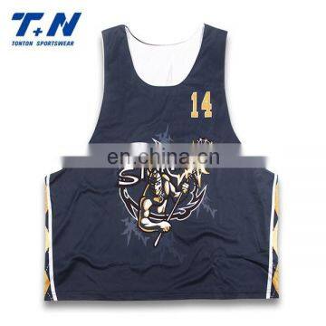 cheap custom sublimated lacrosse pinnies