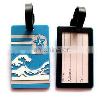 sea wave Vinyls baggage tag with bright color