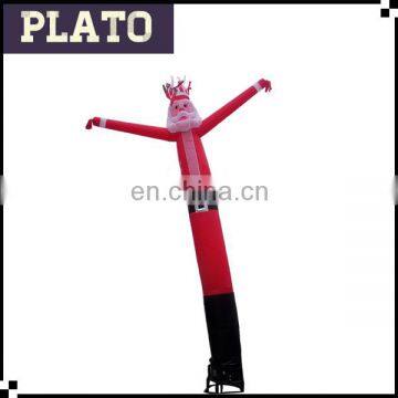 Inflatable king air dancer with blower for outdoor advertising