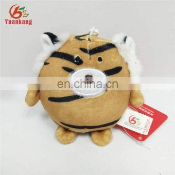 Dongguan Factory Custom Plush Animal Tiger Keychain Cute Tiger Stuffed keychain