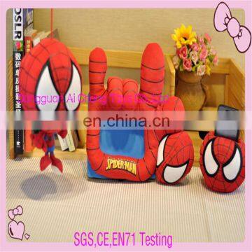 High quality plush spider-man toy