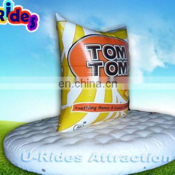 Advertising air tight potato chips bag cartoon inflatable model for outdoor promotion