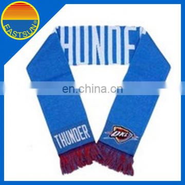 Knitting Pattern Fan Scarf Wholesale Sports Football Scarf