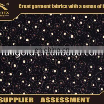 Wholesale TR Polyester Printed Casual Clothing Knitting Fabric For Man