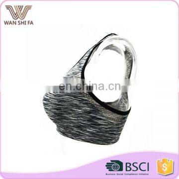 Quick Dry Nylon Mixed Gray Yoga Women Sports Bra photo-2
