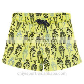 sublimation print kids swimwear custom little young mens boardshorts