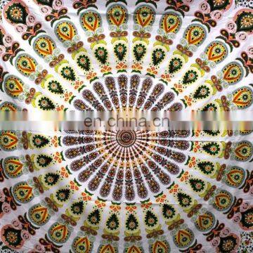 Indian Mandala Round Tapestry 72 Inch Size Famous in France Italy Europe Countries