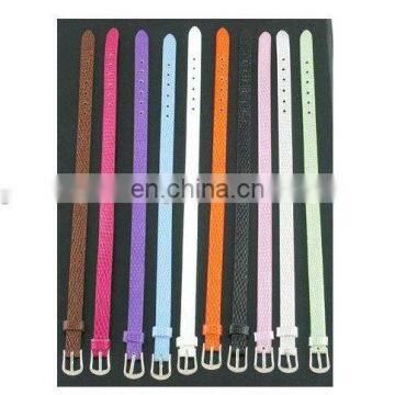 8mm 10mm pu wristband for slide letters