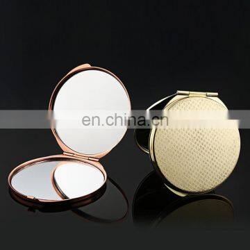 Factory price blank metal compact pocket mirror