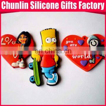 Soft PVC rubber promotional Fridge Magnet
