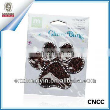 2013 Non-toxic bling rhinestone stickers (ZY4-1020)