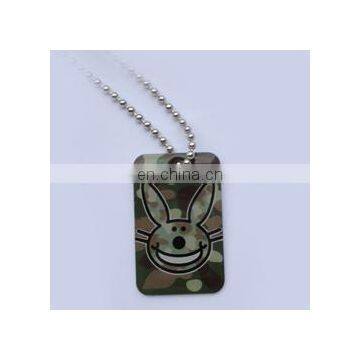 Custom Logo Printed Gold Metal Blank Dog Tag photo-3