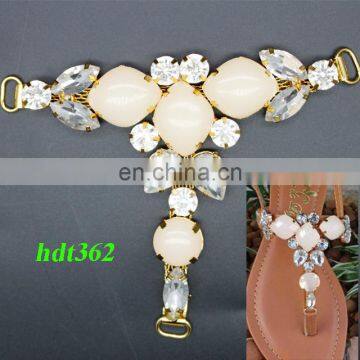 hdt362 Wholesale Sandal Decoration And Shoe ornament chain Women Shoes accessories