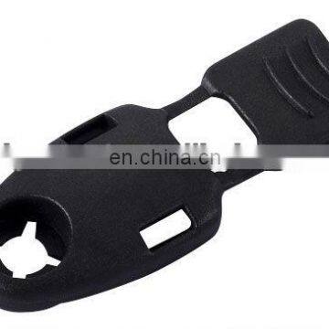 garment accessories black string plastic stopper