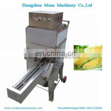 Stainless steel fresh frozen sweet corn threshing / maize corn kernel shelling threshing machine /sweet corn sheller thresher