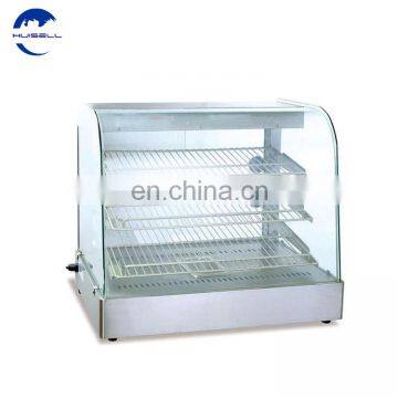 Curved Glass Desk Top Warm DisplayShowcaseHeated Display Cabinet photo-6