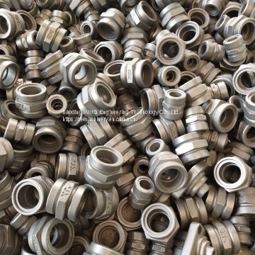 custom-made stainless steel precision casting spare parts for pump and valve