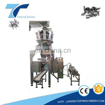 Professional Automatic Nails Screw Bolt Nut Packing Machine with Multihead Weigher