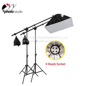 Photo Studio Video Continuous 4 Bulbs Head Lighting Kit, KIT 008 photo-2