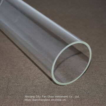High-temperature Transparent Large Diameter Quartz Glass Tube photo-2