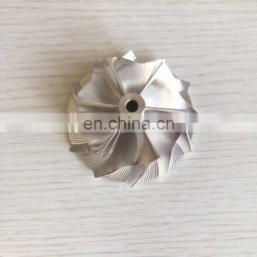 RHF5 49.10/65.00mm 6+6 blades high performance turbo milling/aluminum 2618/billet compressor wheel
