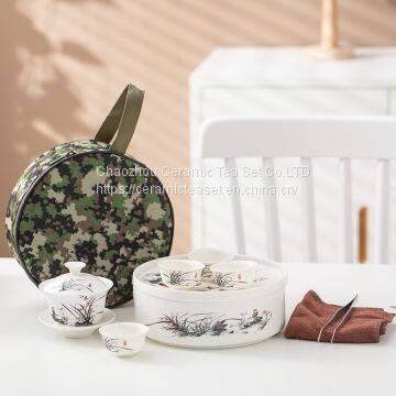 A Set Tea Pot With 4 Pieces Classical Portability Tea Pot (figuratus) photo-2