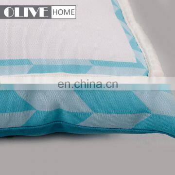 High Quality Modern Home Decor With White Lace Design OEM Eco-Friendly Printed Outdoor Cushion photo-3