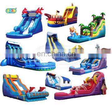 Aqua Hot Sell Fun Backyard Party Rent Use Home Moonwalk Professional Air Filled Outdoor Inflatable Water Slide for Kid