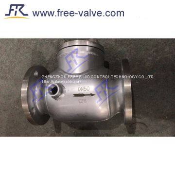 DN100 Full Jacketed Sleeve swing check Valve FRBH44H