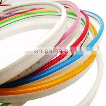 12V RGB LED Neon Flex Silicon Tube LED Hose Factory Sales IP67 SMD2835 Strip Light LED Light