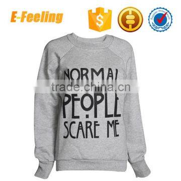 custom high quality crewneck sweatshirt in china factory