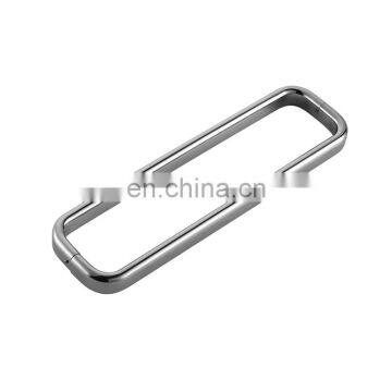 Push Pull glass door handle stainless steel with round tube for bathroom shower room glass fittings